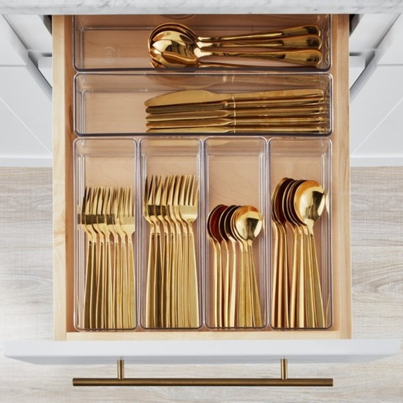 THE Home Edit Storage Clear Containers, Set of 6, New - Picture 3 of 7